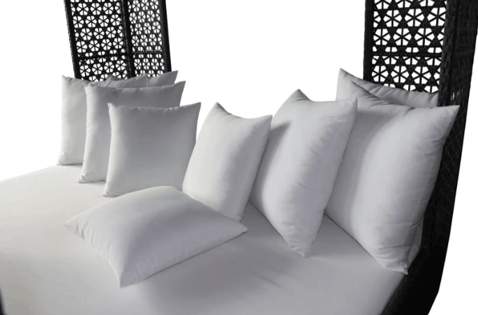Panama Jack Serenity Square Wicker Daybed for Four Guests