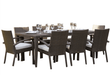 Pelican Reef Atlantis 9-piece wicker dining set