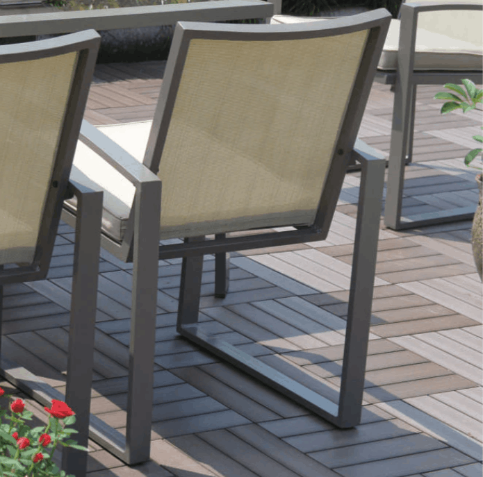 Pelican Reef Moldova 7-Piece Aluminum Dining Set –  with Glass Top