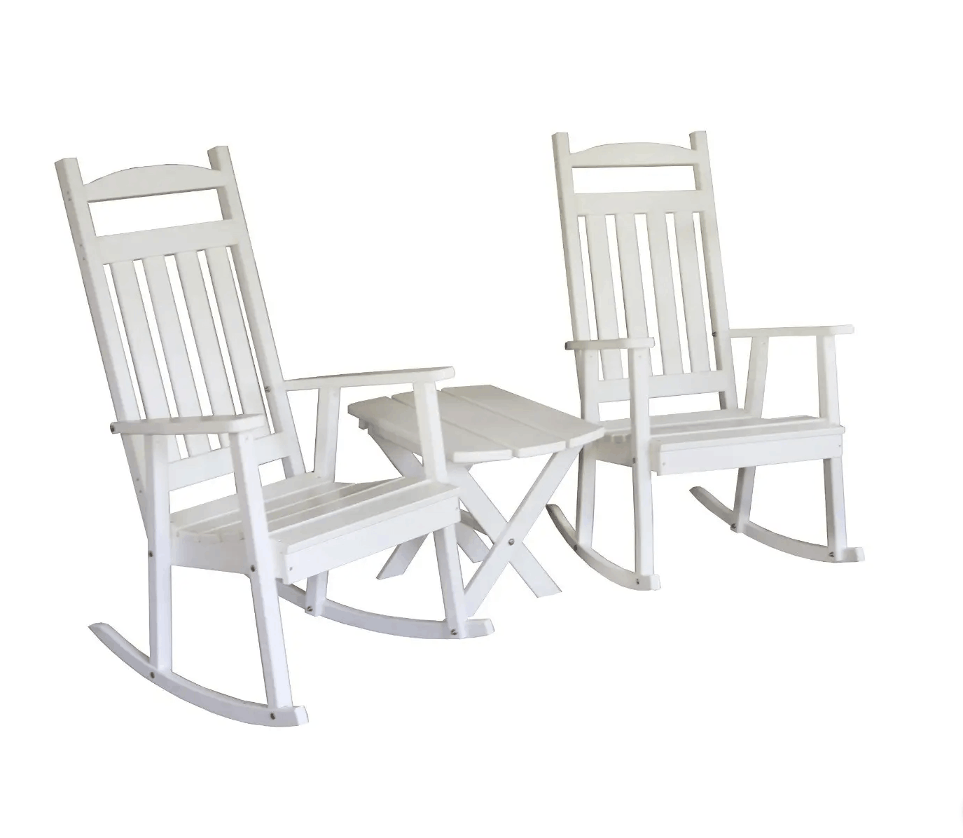 A&L Furniture Poly Outdoor Rocking Chair - Classic Porch Rocker