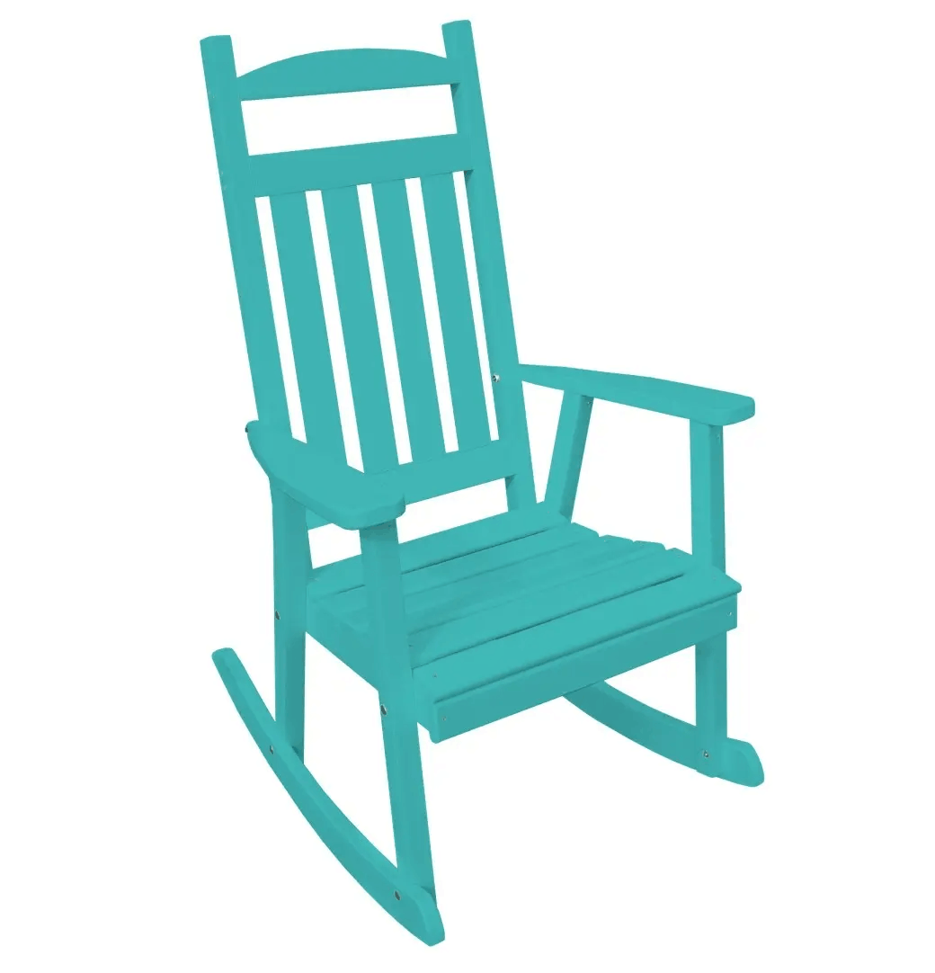 A&L Furniture Poly Outdoor Rocking Chair - Classic Porch Rocker