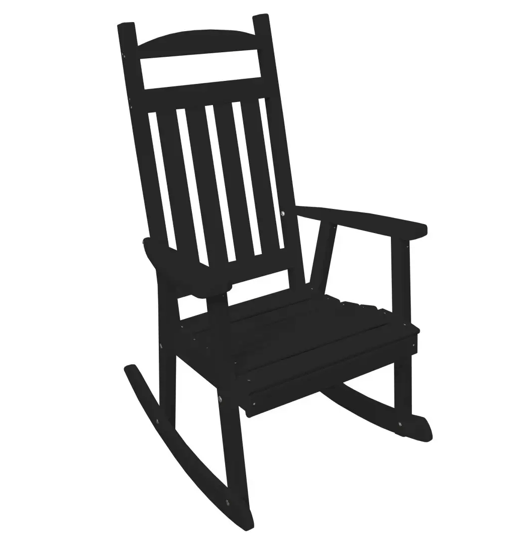 A&L Furniture Poly Outdoor Rocking Chair - Classic Porch Rocker