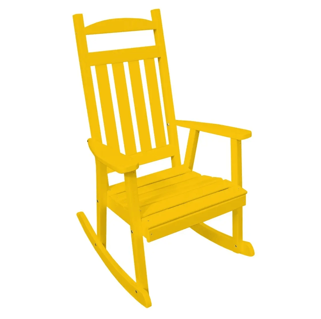 A&L Furniture Poly Outdoor Rocking Chair - Classic Porch Rocker