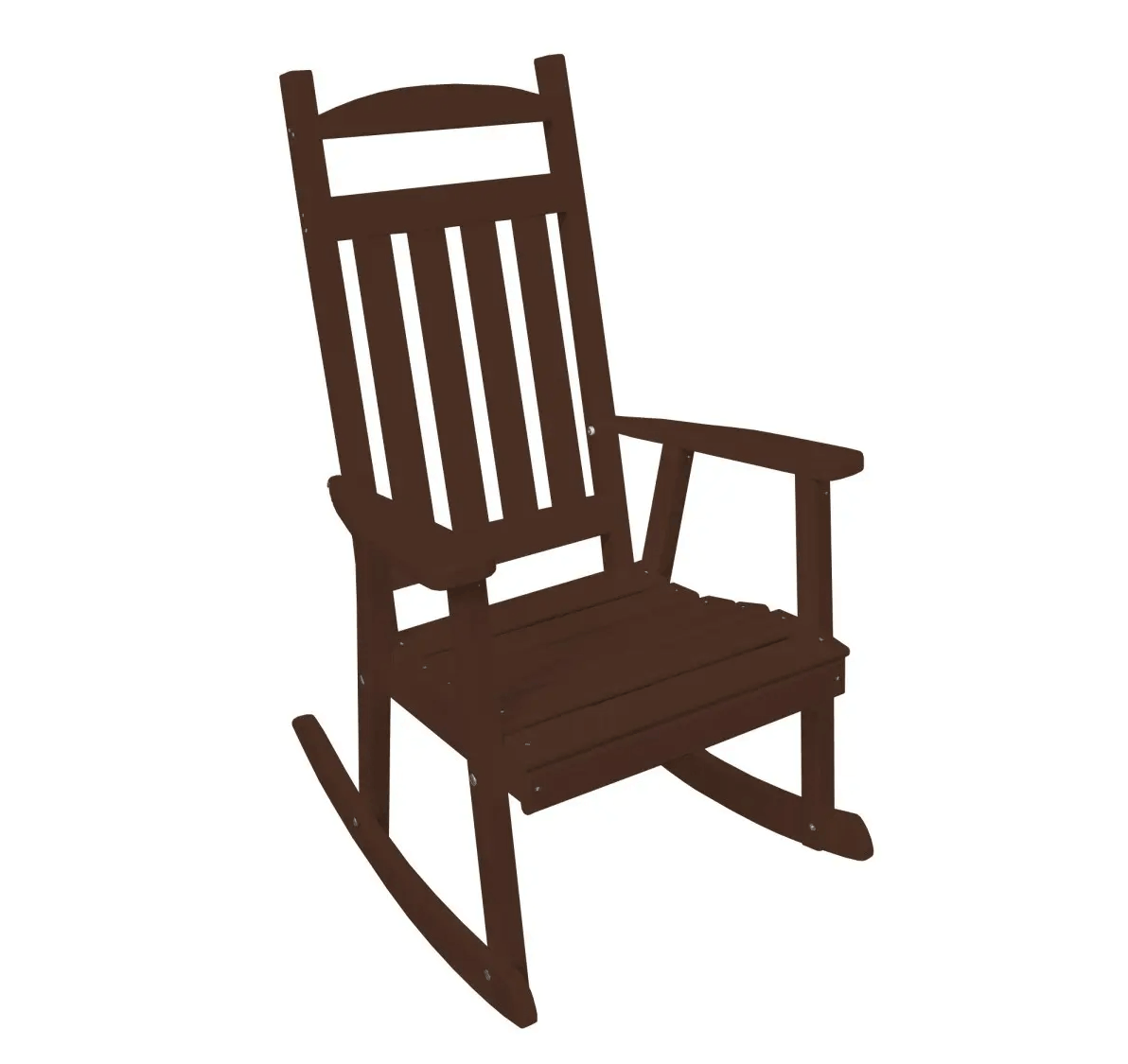 A&L Furniture Poly Outdoor Rocking Chair - Classic Porch Rocker