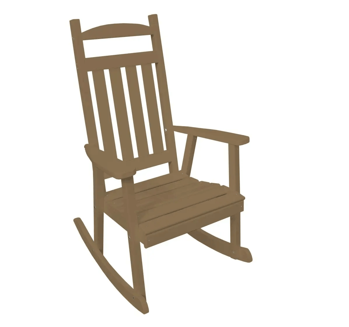 A&L Furniture Poly Outdoor Rocking Chair - Classic Porch Rocker