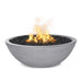 Sedona concrete fire pit flame detail