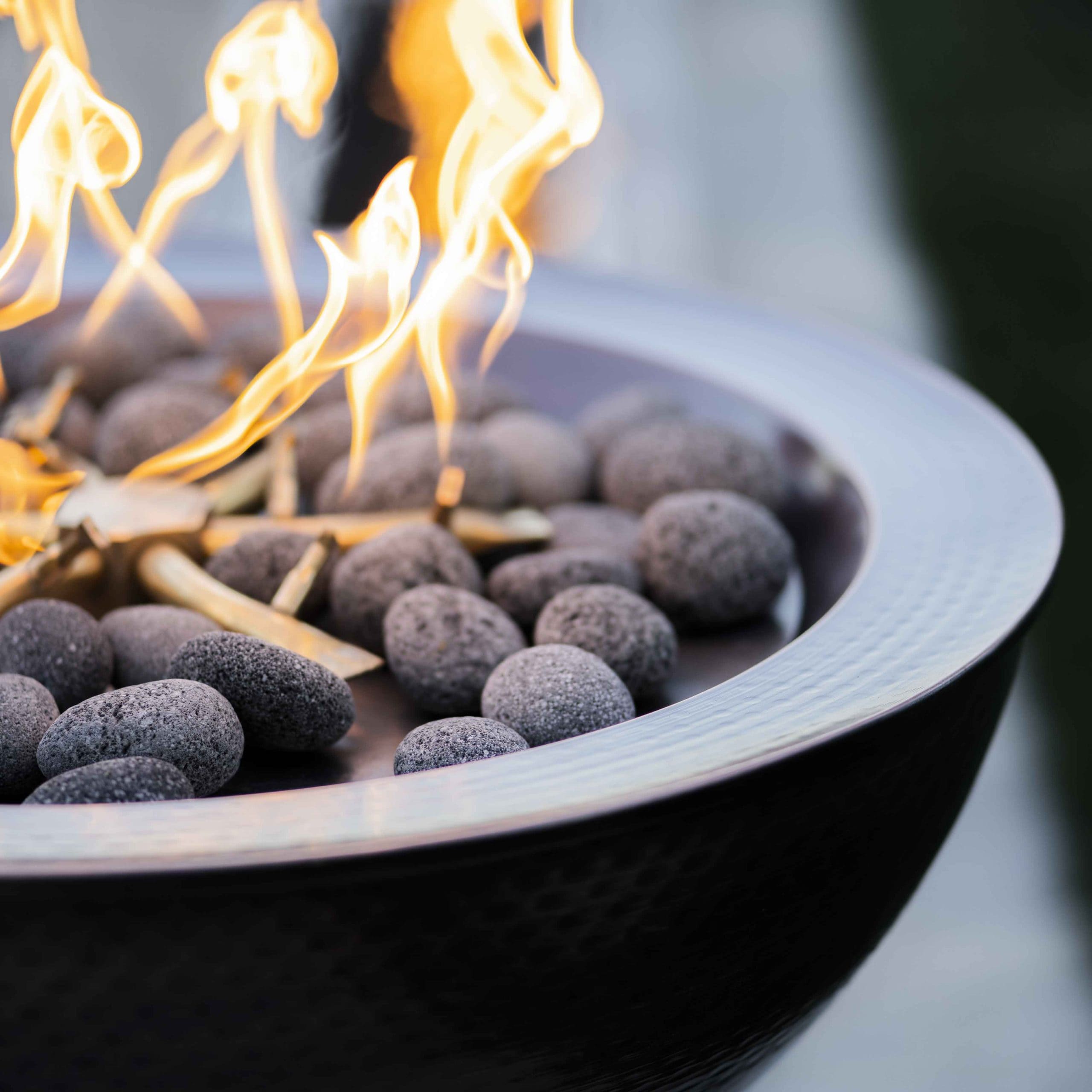 The Outdoor Plus Sedona Hammered Copper Fire Bowl