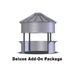Sioux Steel grain bin gazebo deluxe package — includes bottom wall sheet with opening and integrated countertop for bar setups