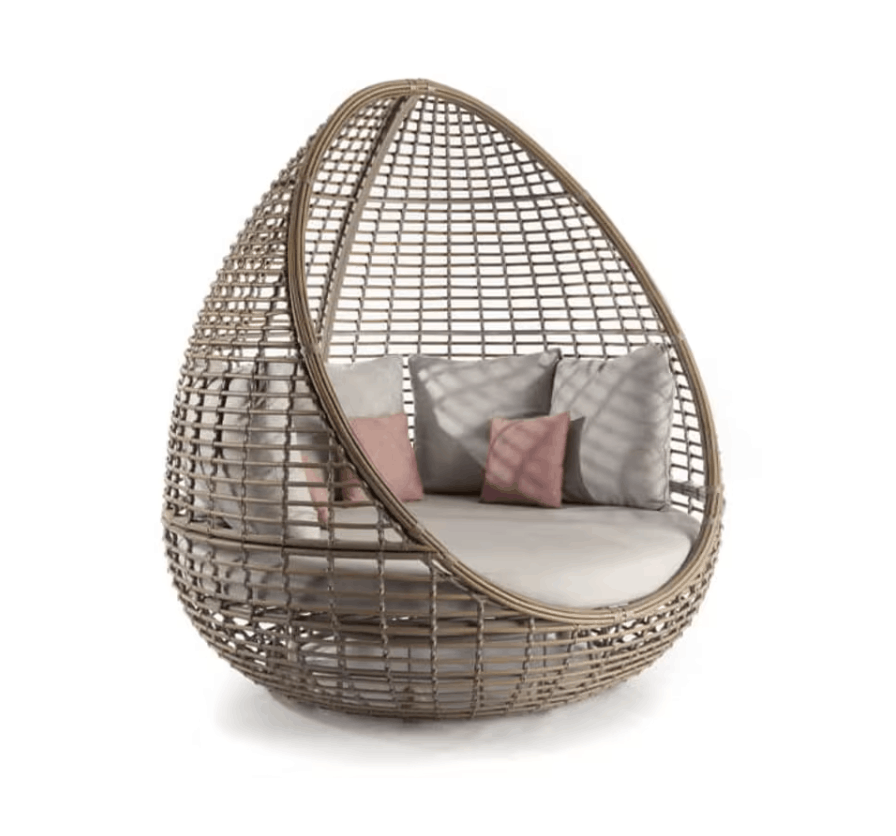 Skyline Design Faber 360 Swivel Woven Outdoor Daybed for Two