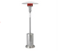 Sunglo A270SS 40000 BTU freestanding propane patio heater stainless steel infrared burner glowing red