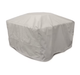 POLYWOOD Square Fire Pit Table protective cover in grey, weather-resistant outdoor furniture cover