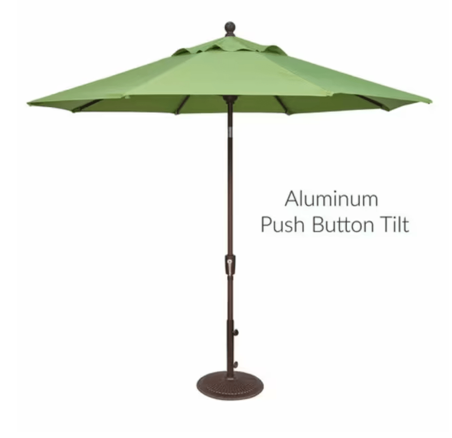 Treasure Garden 9 ft Octagonal Patio Umbrella - UPF 50+ Sun Protection