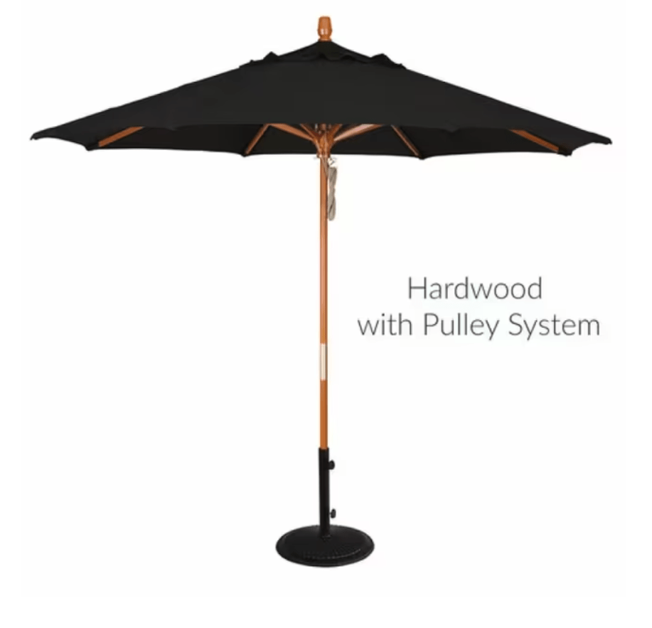 Treasure Garden 9 ft Octagonal Patio Umbrella - UPF 50+ Sun Protection