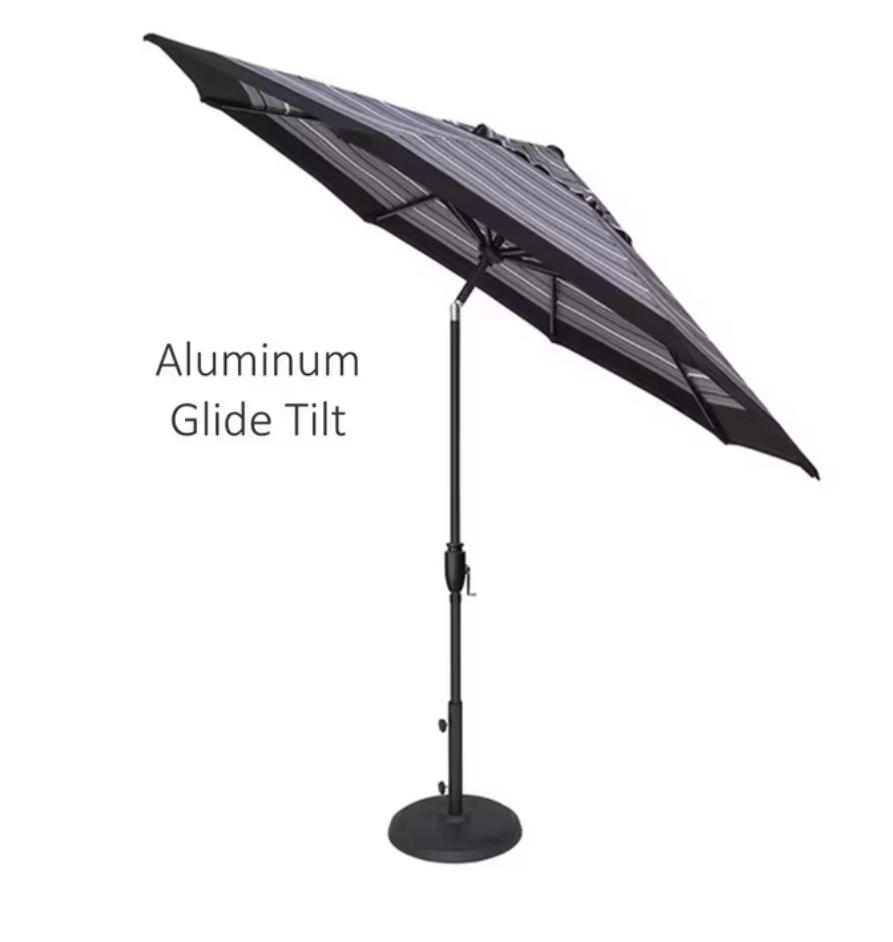 Treasure Garden 9 ft Octagonal Patio Umbrella - UPF 50+ Sun Protection