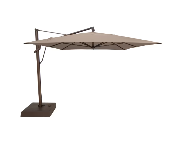 Treasure Garden AKZ Plus 10x13 Rectangular Aluminum Cantilever Patio Umbrella