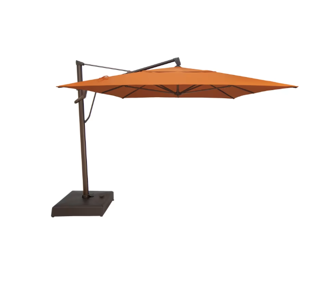 Treasure Garden AKZ Plus 10x13 Rectangular Aluminum Cantilever Patio Umbrella