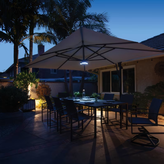 Treasure Garden AKZ Plus 10x13 Rectangular Aluminum Cantilever Patio Umbrella