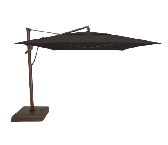 Treasure Garden AKZ Plus 10x13 Rectangular Aluminum Cantilever Patio Umbrella