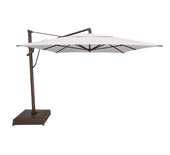 Treasure Garden AKZ Plus 10x13 Rectangular Aluminum Cantilever Patio Umbrella