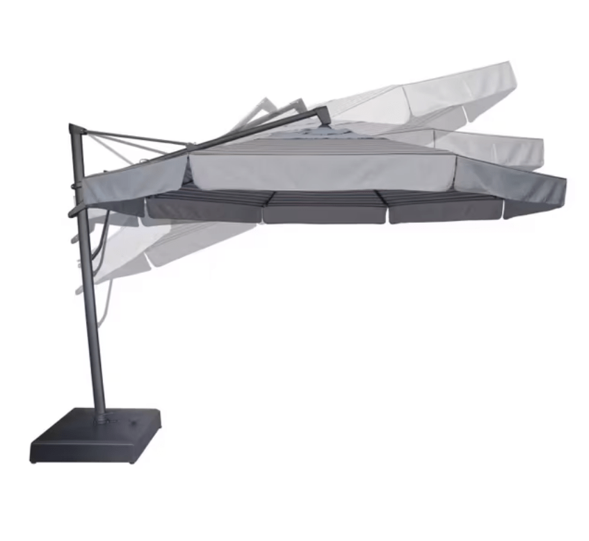 Treasure Garden AKZ Plus 13 ft Octagonal Cantilever Patio Umbrella