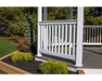 YardCraft 12ft vinyl octagon gazebo kit railing and post detail closeup