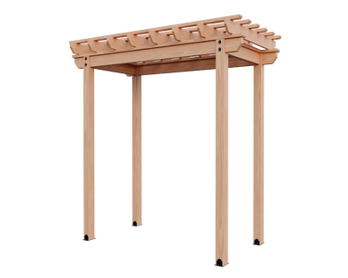 Yard Craft 6x10 Solace Cedar Pergola Kit - Beauty in Every Detail