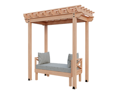 Yard Craft 6x10 Solace Cedar Pergola Kit - Beauty in Every Detail