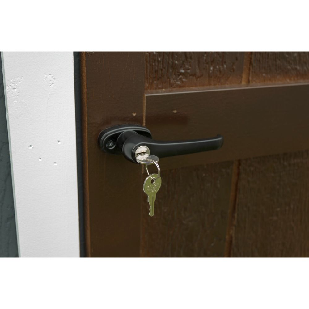 Yard_Craft_7x7_Edgemont_Garden_Shed_kit_door_handle_lock_and_key
