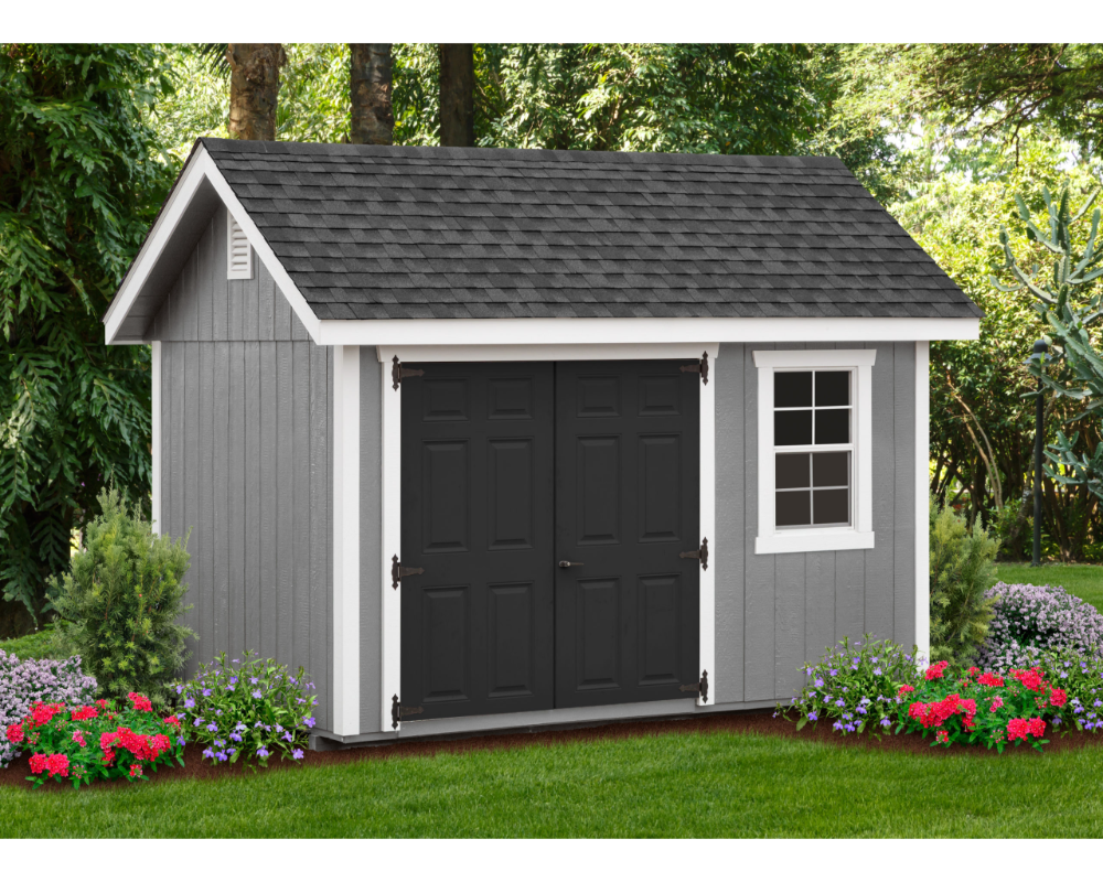 YardCraft Fairmont 8x12 Storage Shed Kit - Compact Wooden Backyard Storage Shed