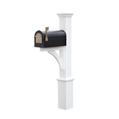 Yard Craft Dover Mailbox Post Decoration Outdoor