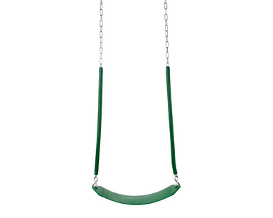 Yard Craft Playground Accessories Up & Away Sturdy Belt Swing For Kids Green