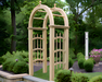 Yard Craft Vernon Vista Wood Arbor Elegant Garden Entrance