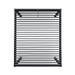 Top view of the Aleko Noble motorized pergola louvered roof