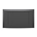 ALEKO pergola pull down privacy screen in dark gray aluminum frame