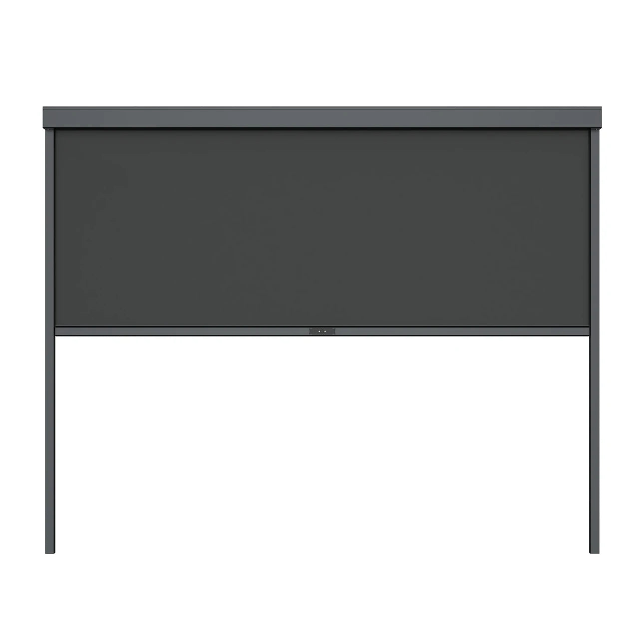 Side view of the ALEKO pergola privacy screen frame