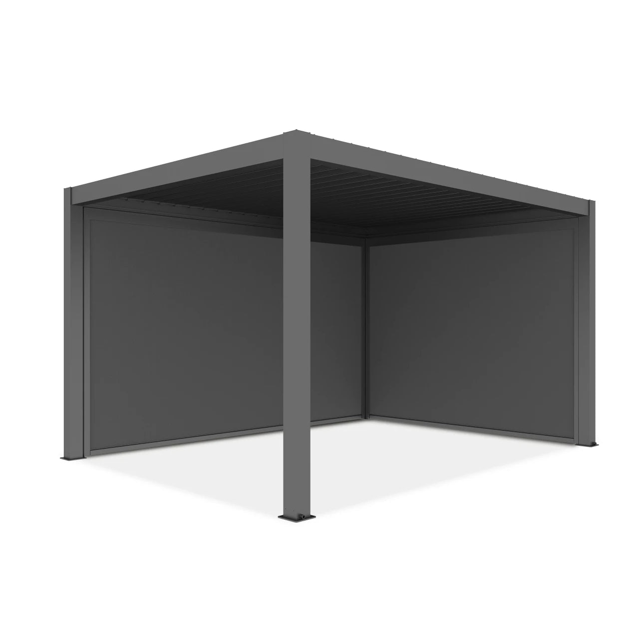 ALEKO pull down privacy screen, product view 2