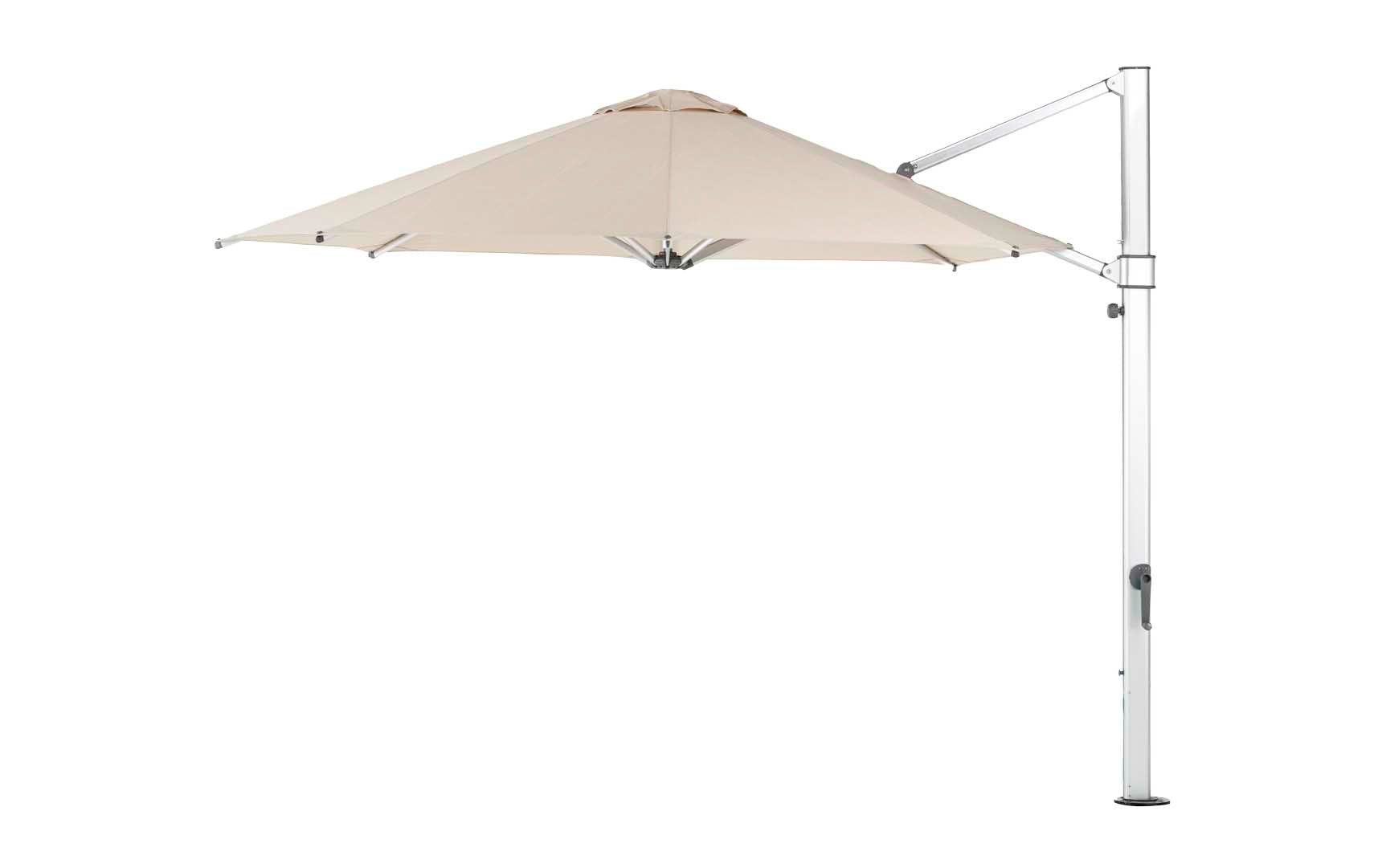 Ledge Lounger 11' Octagon Ultra cantilever umbrella with Linen canopy