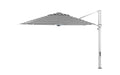 Ledge Lounger 13' Octagon Ultra cantilever umbrella with Black Stripe canopy