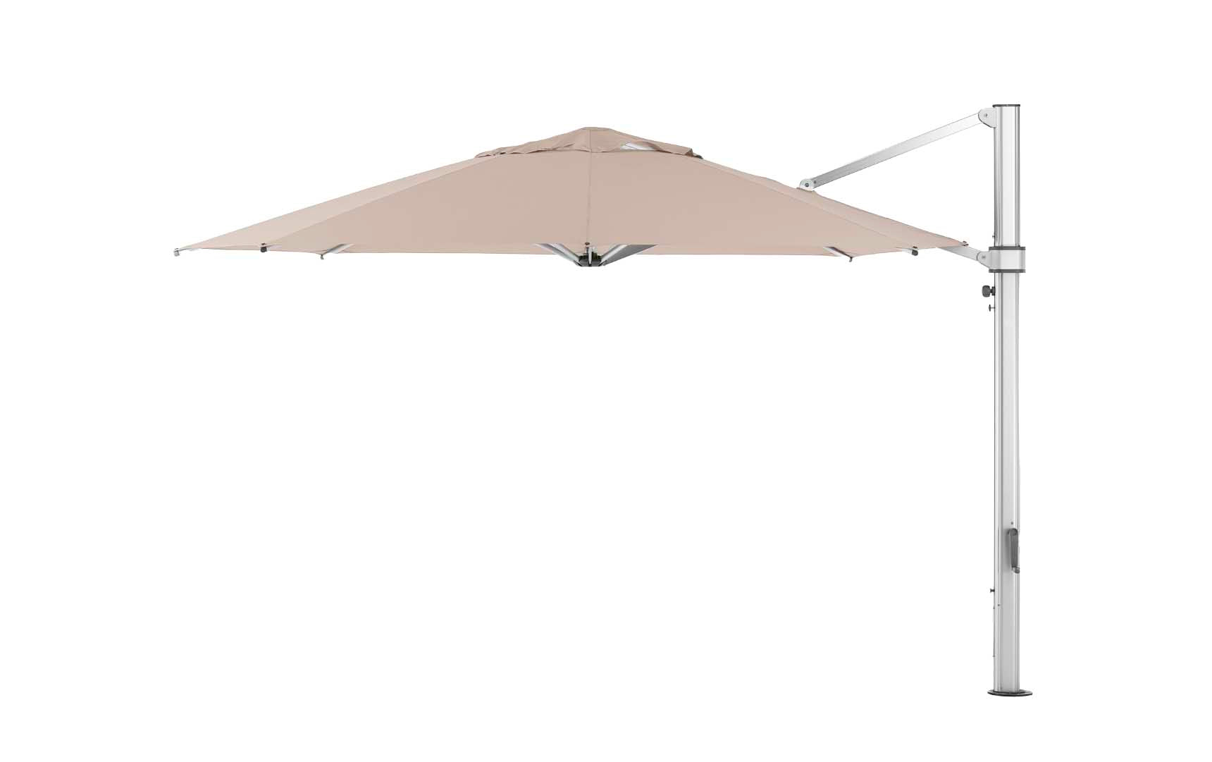Ledge Lounger 13' Octagon Ultra cantilever umbrella with Linen canopy