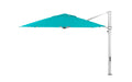 Ledge Lounger 13' Octagon Ultra cantilever umbrella with Turquoise canopy