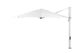 Ledge Lounger 13' Octagon Ultra cantilever umbrella with White canopy