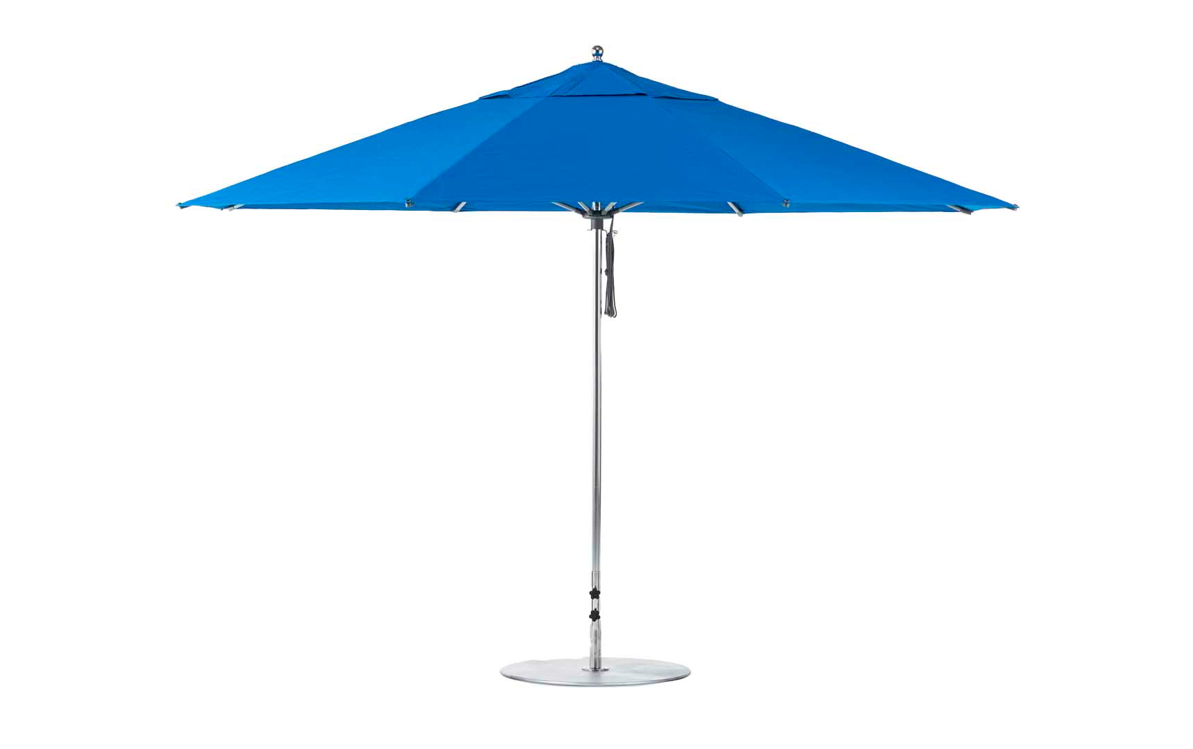 Ledge Lounger Essential 13' octagon pool umbrella with Pacific Blue canopy
