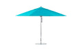 Ledge Lounger Essential 13' octagon pool umbrella with Turquoise canopy
