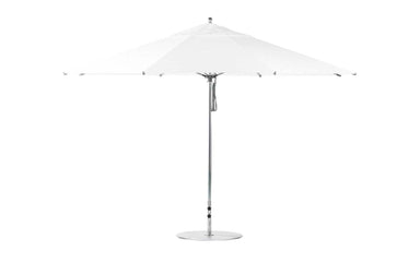 Ledge Lounger Essential 13' octagon pool umbrella with White canopy