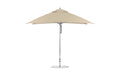 Ledge Lounger Essential 8.5' x 11' rectangle pool umbrella with Linen canopy
