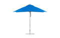 Ledge Lounger Essential 8.5' x 11' rectangle pool umbrella with Pacific Blue canopy