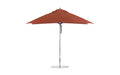 Ledge Lounger Essential 8.5' x 11' rectangle pool umbrella with Terracotta canopy