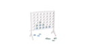 Ledge Lounger Four In A Row giant game in White Multi
