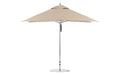 Ledge Lounger Premier 10' square pool umbrella with Linen canopy