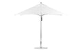 Ledge Lounger Premier 10' square pool umbrella with White canopy